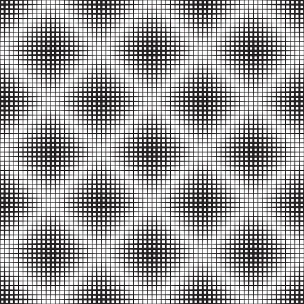 Zwart-wit abstract geometrisch naadloos patroon. — Stockfoto