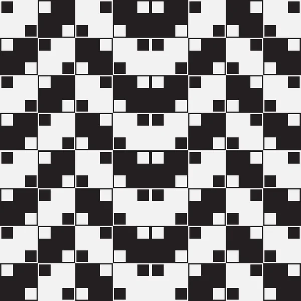 Tissage à chevrons, couture d'illusion optique noire et blanche — Photo