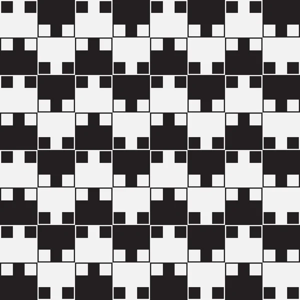 Black and White Optical Illusion Seamless Pattern Backgr — Stock fotografie