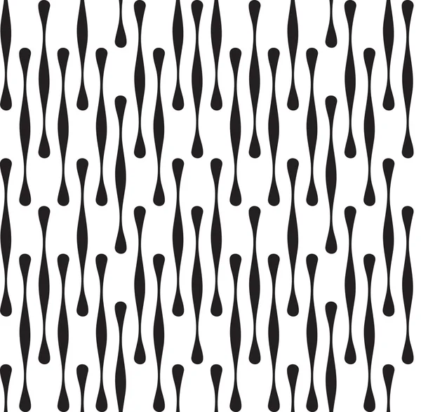 Black and White Abstract Geometric Seamless Pattern Backg — Stockfoto