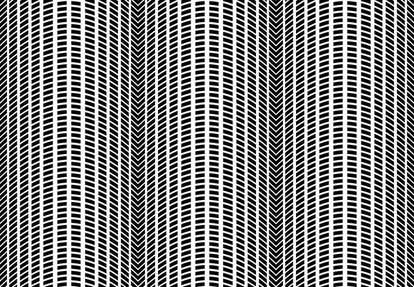 Halftone Black and White Abstract Geometric Seamless Patt — Stockfoto