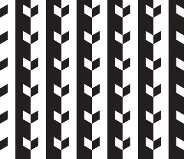 siyah-beyaz vektör Dikişsiz desen arka plan. çizgiler görünür