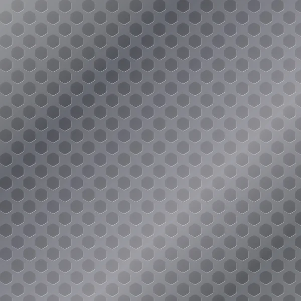 Fünfeck-Zelle Metall-Hintergrund, Vektorillustration. — Stockvektor
