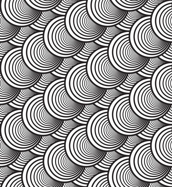 Siyah-beyaz vektör Dikişsiz desen arka plan, görüntü consis — Stok Vektör