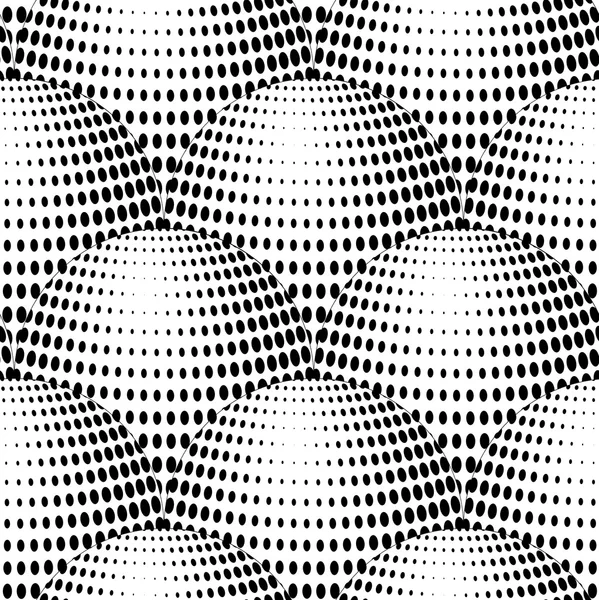 Utrymme ägg 3d halvton svarta och vita abstrakt stjärnor geometriska — Stockfoto