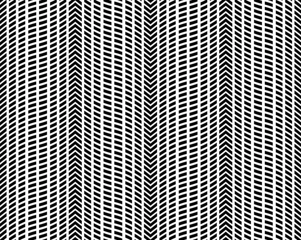 Halftone Black and White Abstract Geometric Seamless Patt — Stockfoto