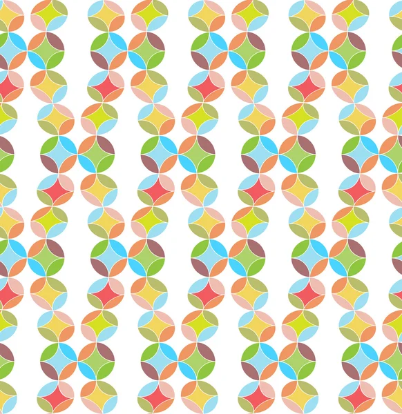 Cirklar, abstrakta sömlösa mönster bakgrund — Stock vektor