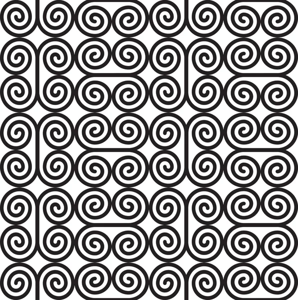 Schwarz-weiß abstrakte geometrische — Stockvektor