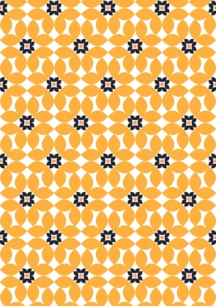 Tournesols - motif abstrait sans couture . — Image vectorielle