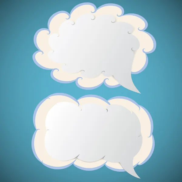 Clouds set — Stock Vector