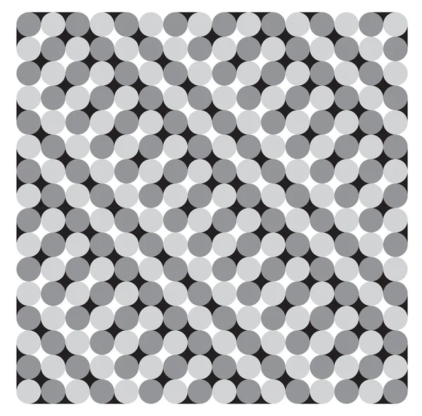 Black and White Optical Illusion — Stock Vector