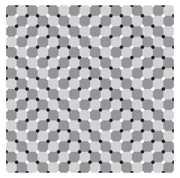 Black and White Optical Illusion — Stock Vector