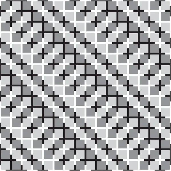 Black and White Optical Illusion — Stock Vector