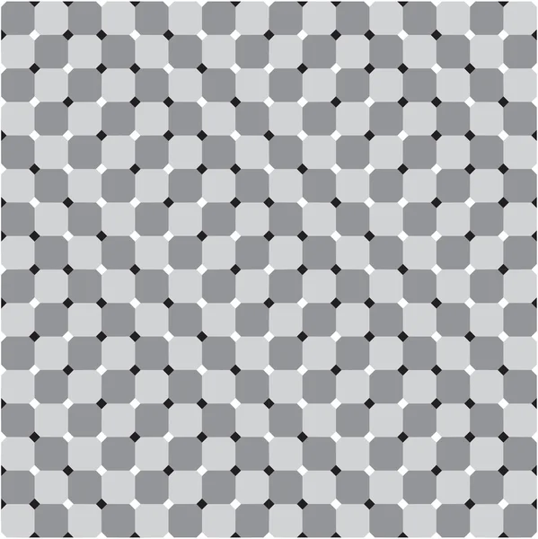 Zwarte en witte optische illusie — Stockvector