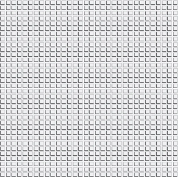 明るい灰色の背景上のピクセル グリッドのテクスチャ. — ストックベクタ