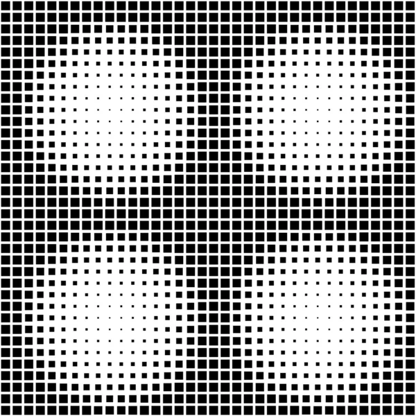 Halftone Noir et Blanc Résumé Géométrique — Image vectorielle