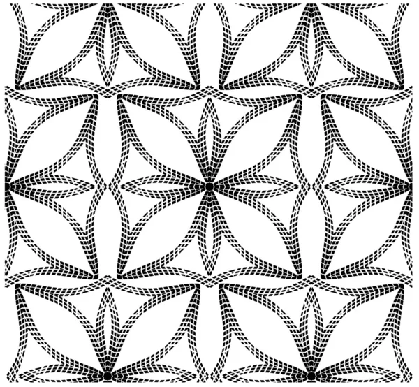 半色调黑色和白色抽象星星 — 图库矢量图片