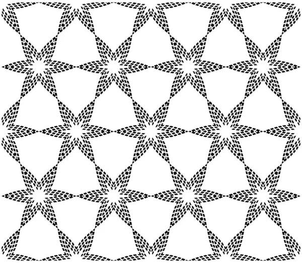 Semitono Blanco y Negro Estrellas abstractas — Vector de stock