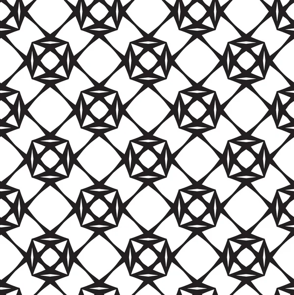 Diamants, noir et blanc Résumé Géométrique — Image vectorielle