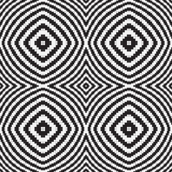 Ilusão óptica em preto e branco —  Vetores de Stock