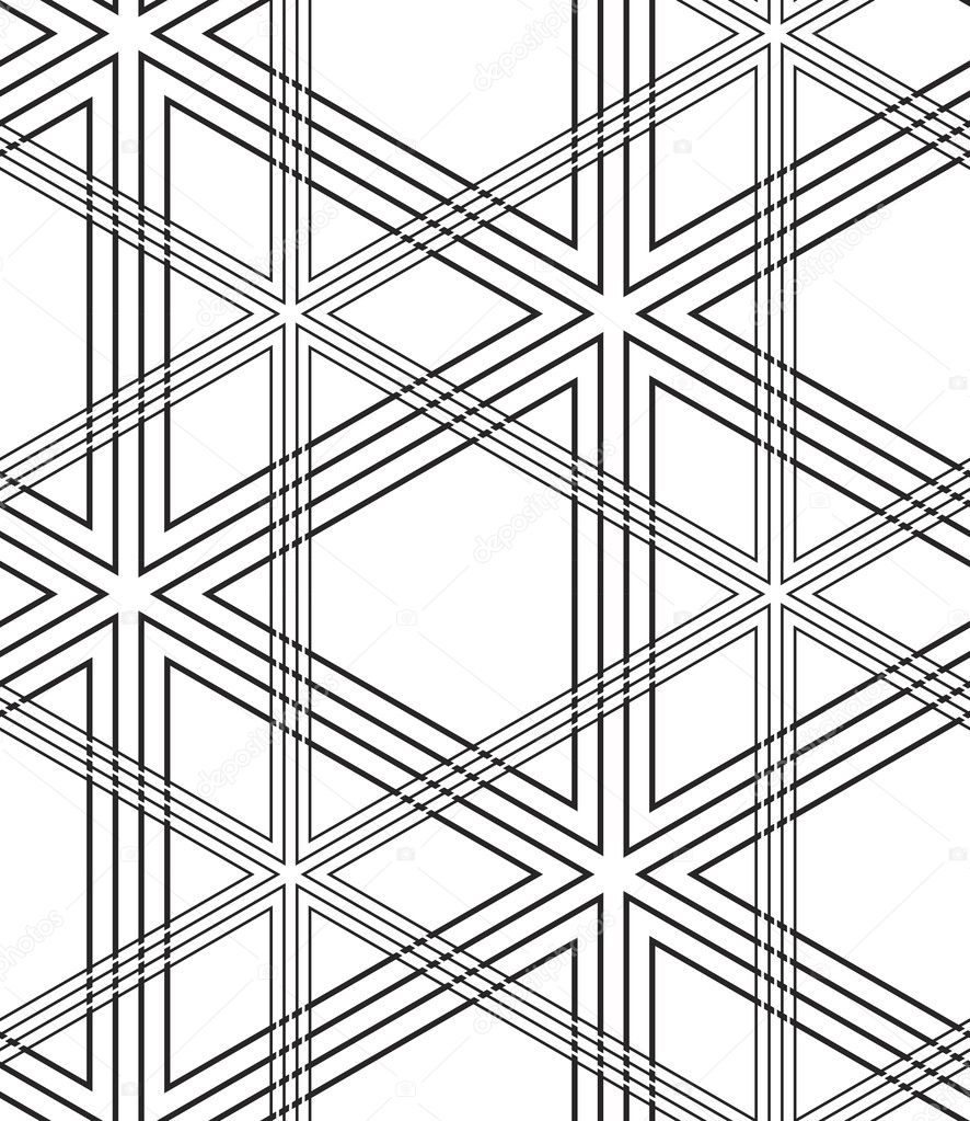 Black and White Seamless Pattern