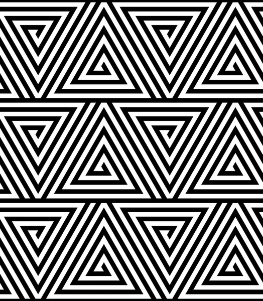 üçgenler, siyah ve beyaz soyut kesintisiz geometrik desen,