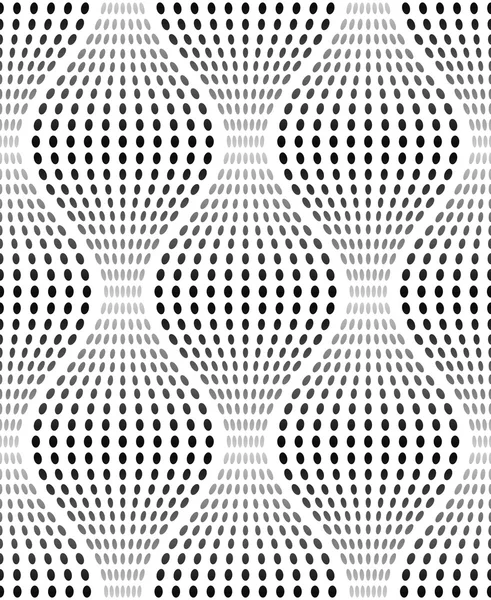 Texture irisée avec des points ovales, motif vectoriel sans couture Backg — Image vectorielle