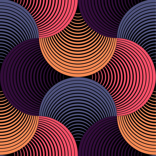 Ornate Geometric Petals Grid, Abstract Vector Seamless Pattern B — Illustration Ornate Geometric Petals Grid, Abstract Vector Seamless Pattern B — Stock Vector