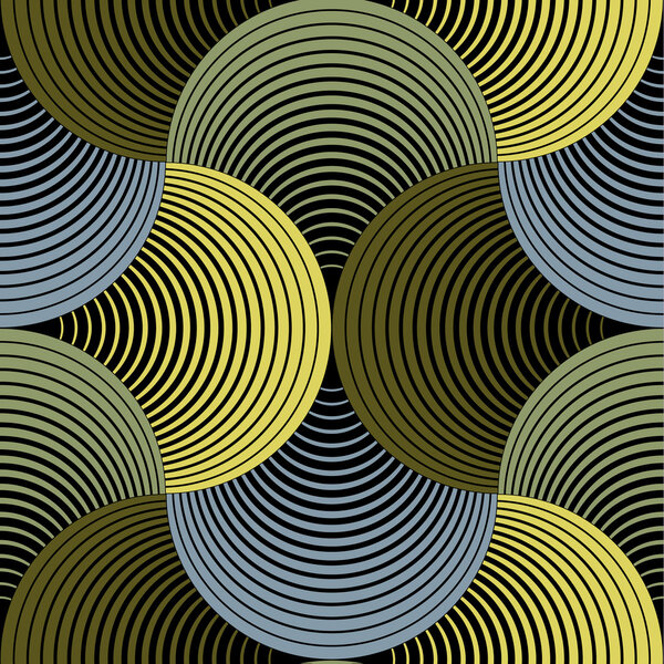 Декоративные геометрические лепестки Сетка, Абстрактный вектор Бесшовный шаблон B
