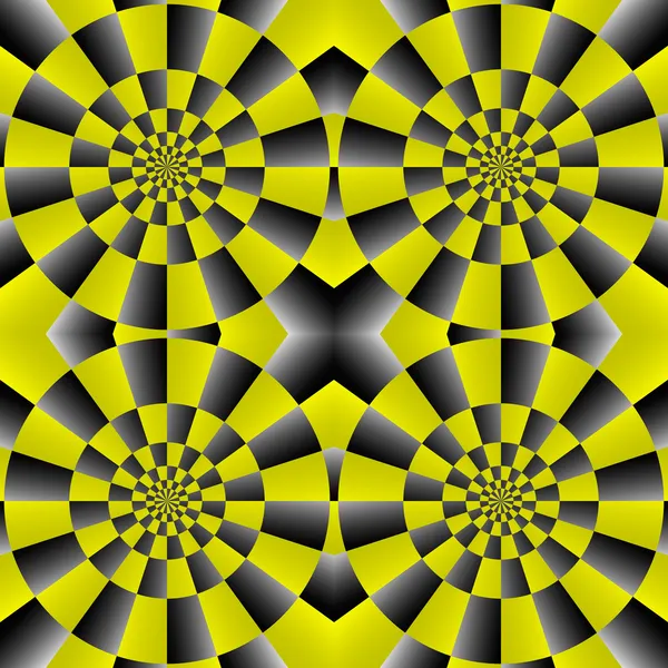 optik illüzyon spin döngüsü, vektör desen arka plan.