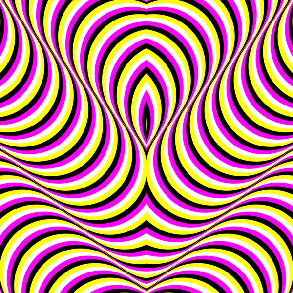 hareketli çizgili optik illüzyon, soyut vektör sorunsuz bilmece