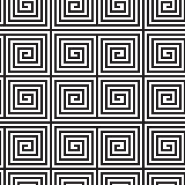 siyah ve beyaz op sanat tasarımı, vektör sorunsuz desen backgroun