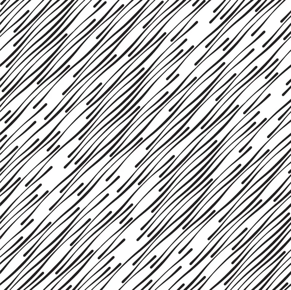 Black and White Abstract Diagonal Stripes Geometric Vector Seaml — Stok Vektör