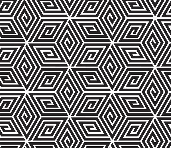 siyah ve beyaz op sanat tasarımı, vektör sorunsuz desen backgroun