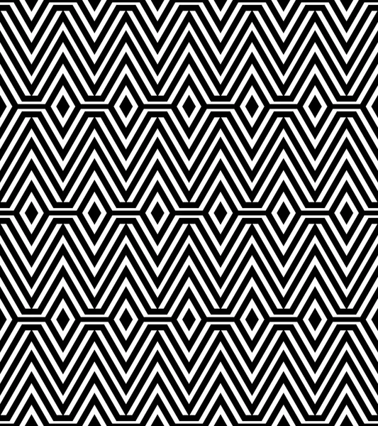 Triangles, Black and White Abstract Seamless Geometric Pattern, — Stock