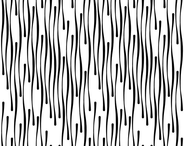 Black and White Abstract Stripes Geometric Vector Seamless Patte Royalty Free Stock Illustrations