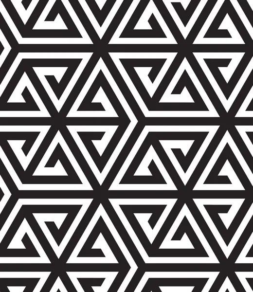 Black and White Op Art Design, Vector Seamless Pattern Backgroun Vector Graphics