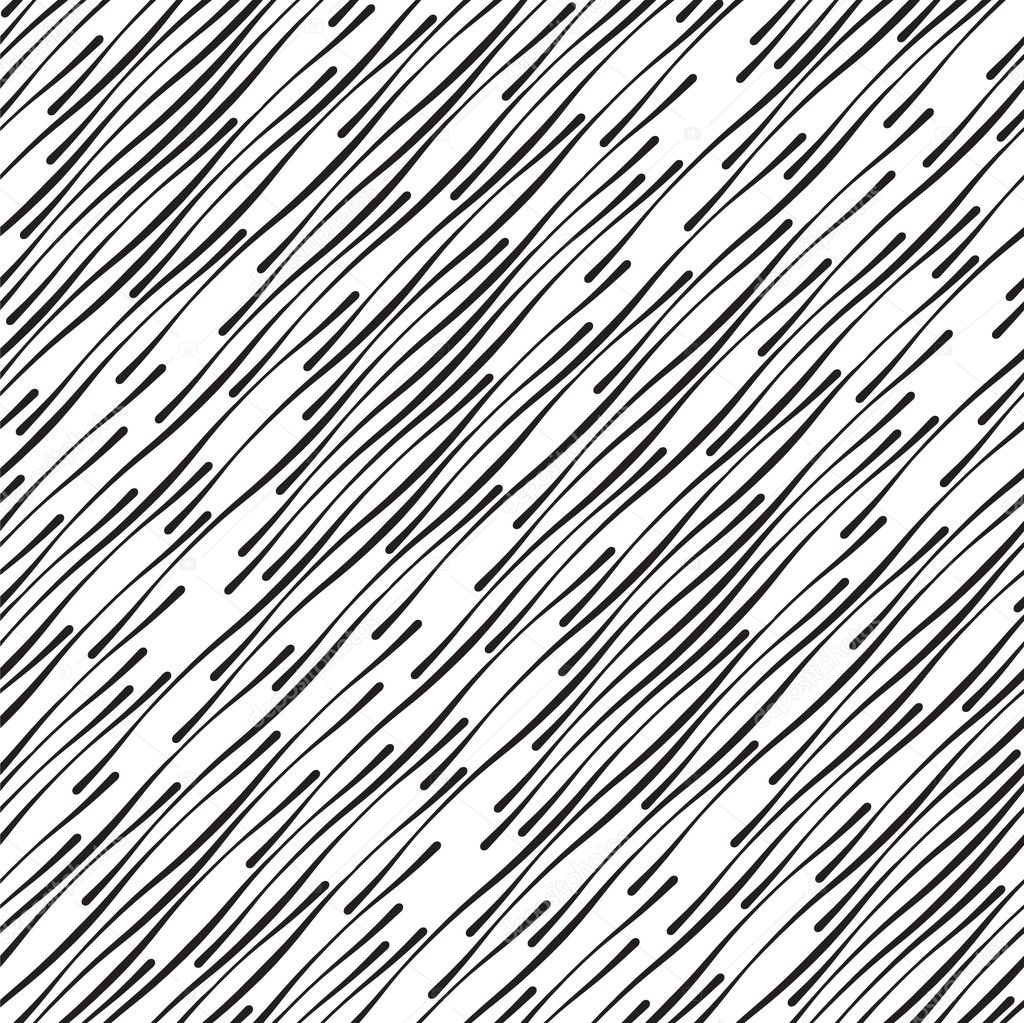 Black and White Abstract Diagonal Stripes Geometric Vector Seaml