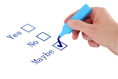 Erkek el onay kutuları