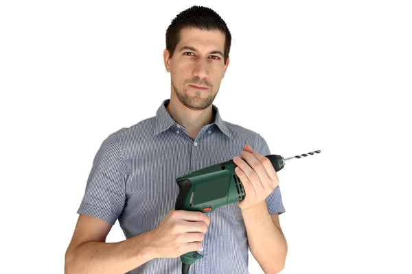 A portrait of attractive young man standing — Stock Photo, Image