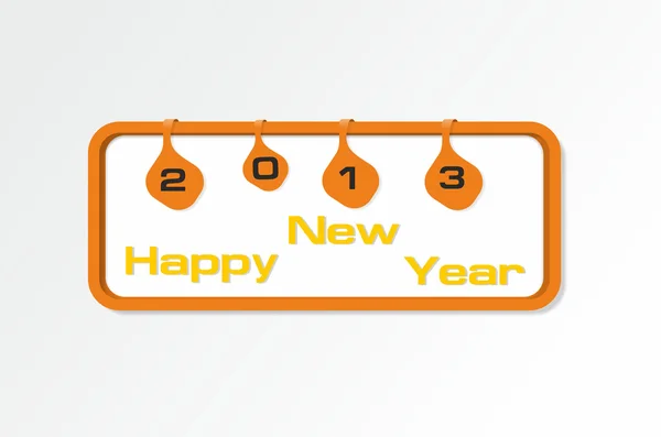 Feliz Año Nuevo 2013 — Archivo Imágenes Vectoriales
