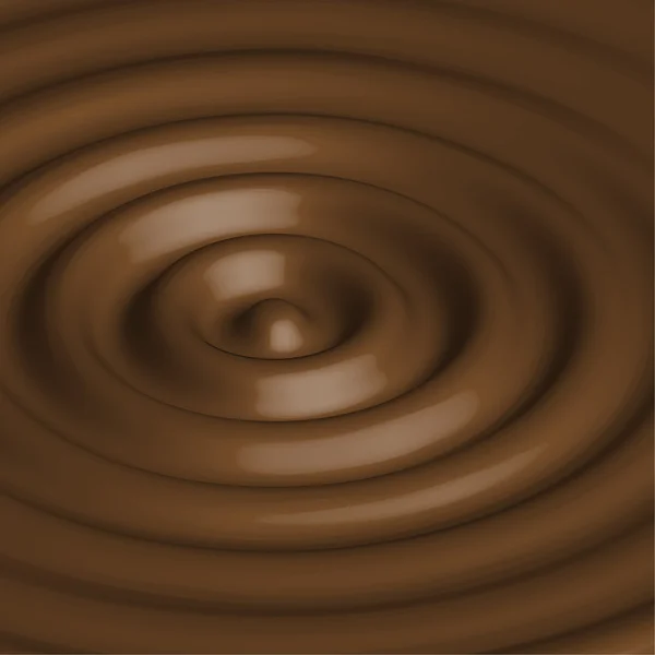 Fondo abstracto con círculos de chocolate . — Archivo Imágenes Vectoriales