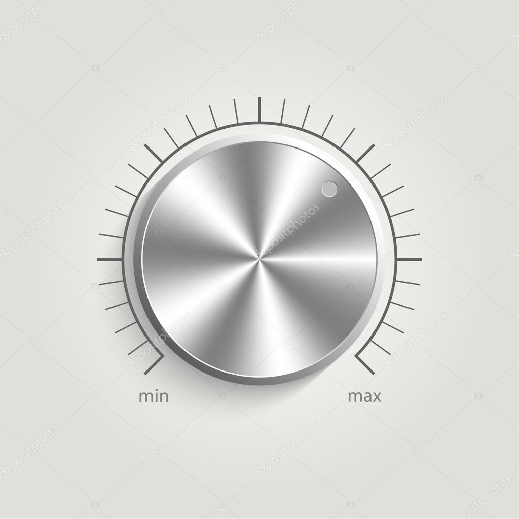 Metal vector volume music control