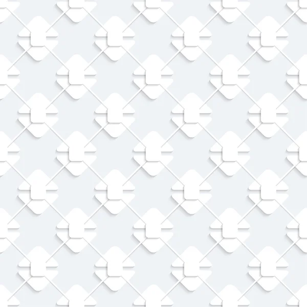 Modern seamless pattern with white geometricheskmi figures — Stock Vector