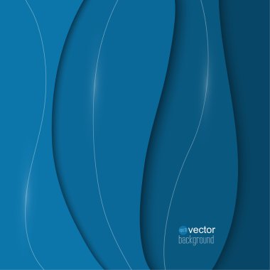 arka plan mavi kağıt şeritler ve parlak çizgiler. 