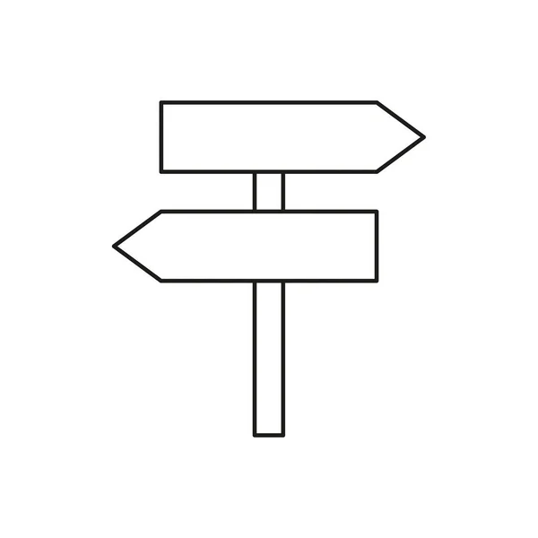 Richtungszeiger-Vektorsymbol — Stockvektor