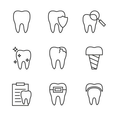 Diş simgeleri vektörü belirlendi.