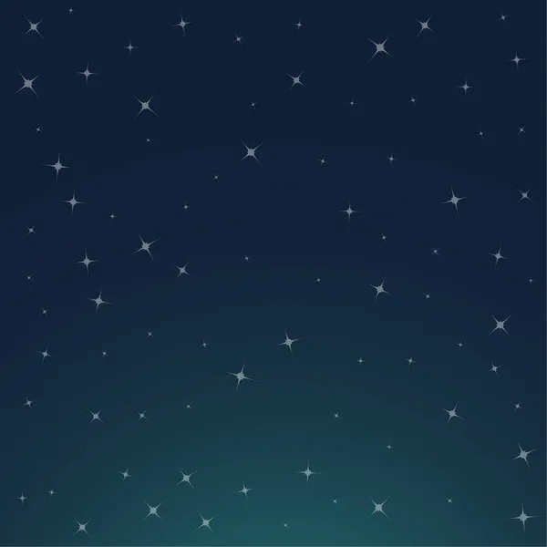 Ciel étoilé nocturne. — Image vectorielle