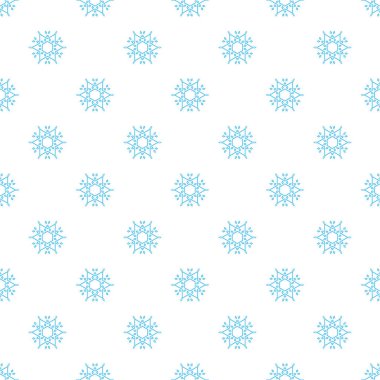 Kar taneleriyle vektör pürüzsüz desen.