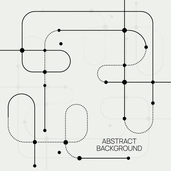 Molecuul en communicatie achtergrond. — Stockvector